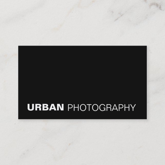 cartes de visite > photographie urbaine [noir] (Devant)