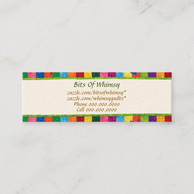 Cartes de visite piqués ! (Devant)