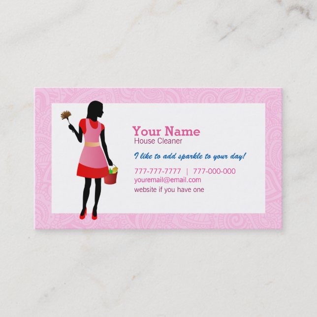 Cartes de visite plus propres (Devant)