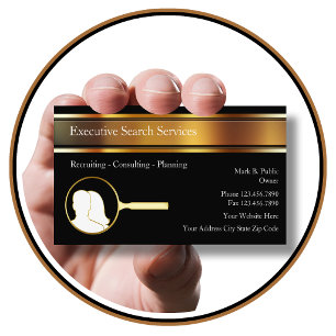 Cartes de visite pour agence de placement de cadre