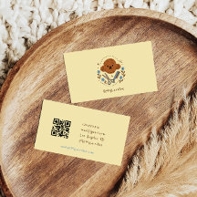 Cartes de visite pour animaux de doodle