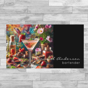 Cartes de visite pour barman