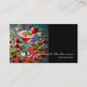 Cartes de visite pour barman