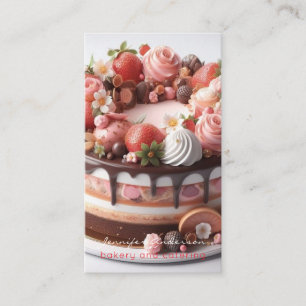 Cartes de visite pour boulangerie pâtisserie