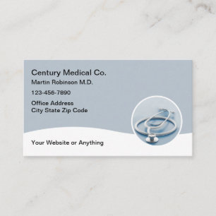 Cartes de visite pour cabinet médical