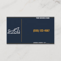 Cartes de visite pour charpentiers, nom et télépho