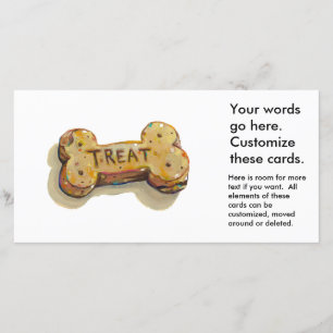 Cartes de visite pour chiens fêtes entreprises évé
