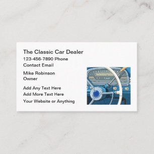 Cartes de visite pour concessionnaire automobile d