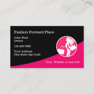 Cartes de visite pour dames de mode