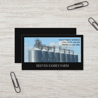 Cartes de visite pour entreprise agricole d'agricu