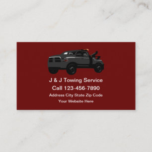 Cartes de visite pour entreprise de dépannage