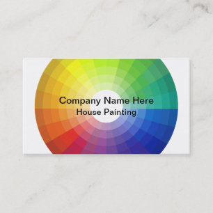 Cartes de visite pour entreprise de peinture de ma