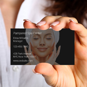 Cartes de visite pour entreprise de soins de beaut