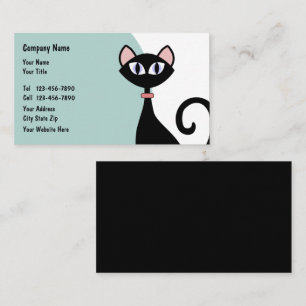 Cartes de visite pour la garde d'animaux