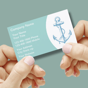 Cartes de visite pour la navigation de plaisance