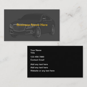 Cartes de visite pour l'automobile Nouvelle concep