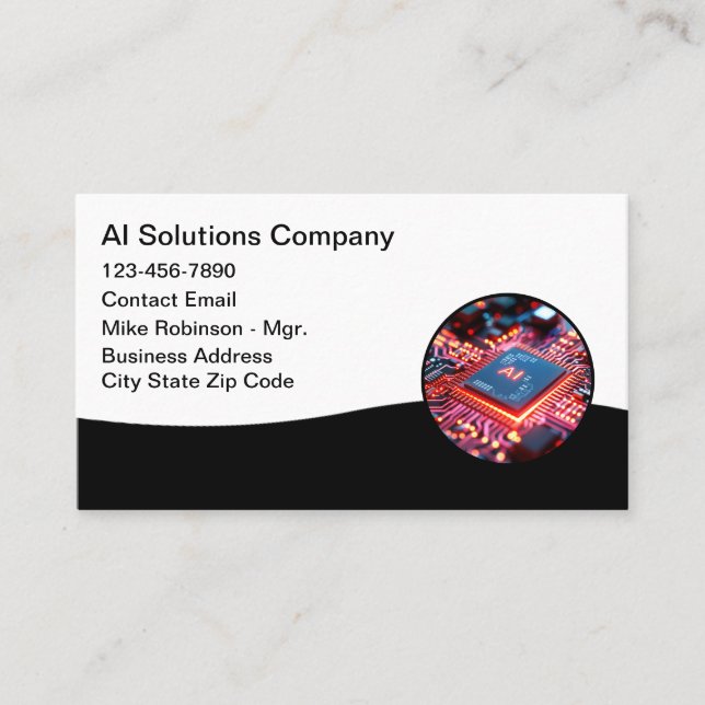 Cartes de visite pour les services d'intelligence  (Devant)