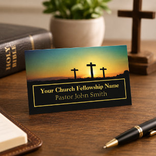 Cartes de visite pour pasteurs de l'église Three C