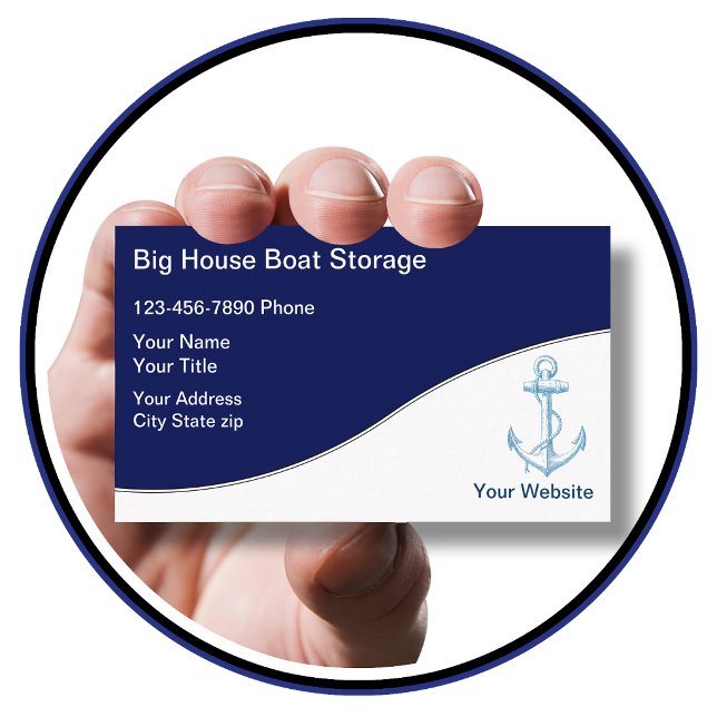 Cartes de visite pour stockage de bateaux (Créateur téléchargé)