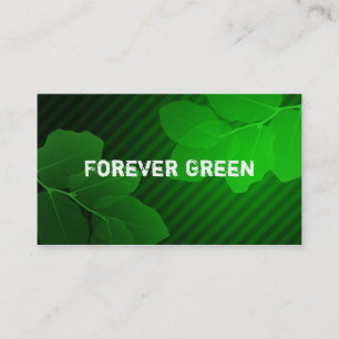 Cartes de visite pour toujours verts
