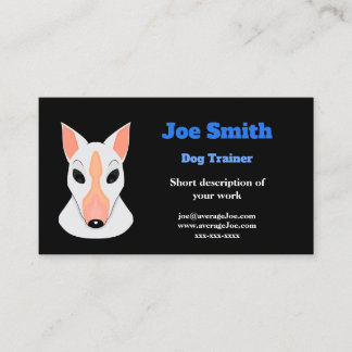 Cartes de visite pour un chien-coach