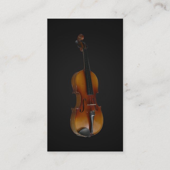 Cartes de visite pour violonistes (Devant)