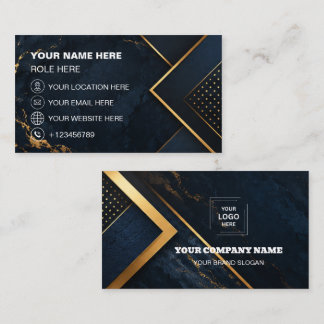 Cartes de Visite Premium QR Marque Personnalisée D