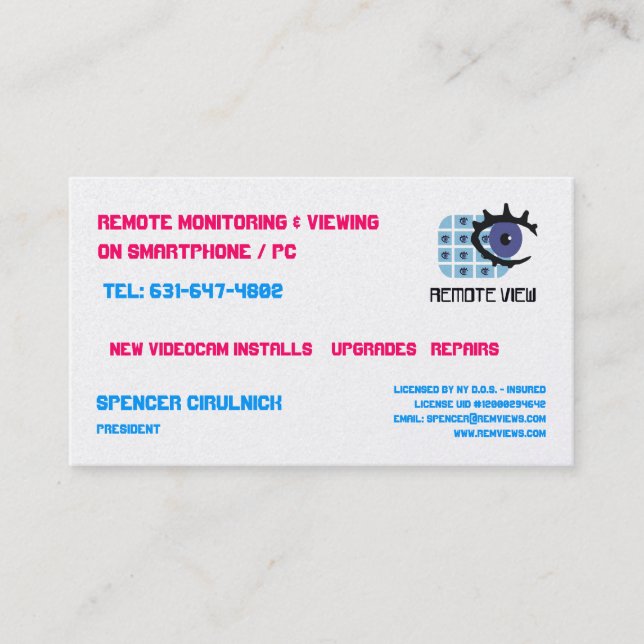 Cartes de visite professionnelle de visite à (Devant)