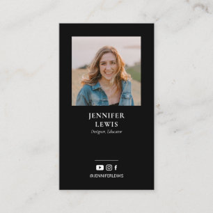 Cartes de visite professionnelles pour les réseaux