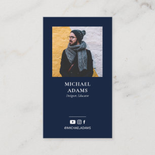 Cartes de visite professionnelles pour les réseaux