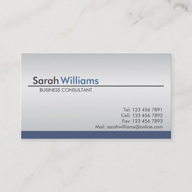 Cartes de visite professionnels (Devant)