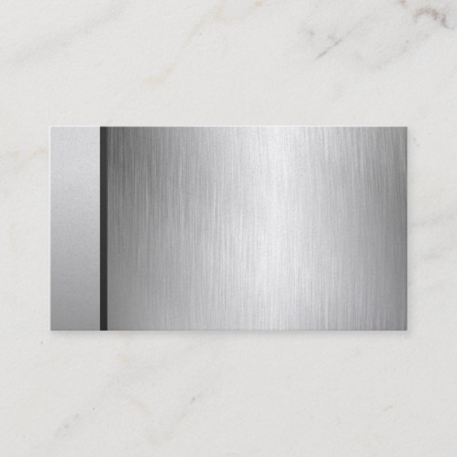 Cartes de visite professionnels de platine (Devant)