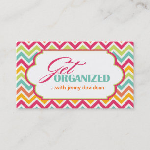 Cartes de visite professionnels d'organisateur