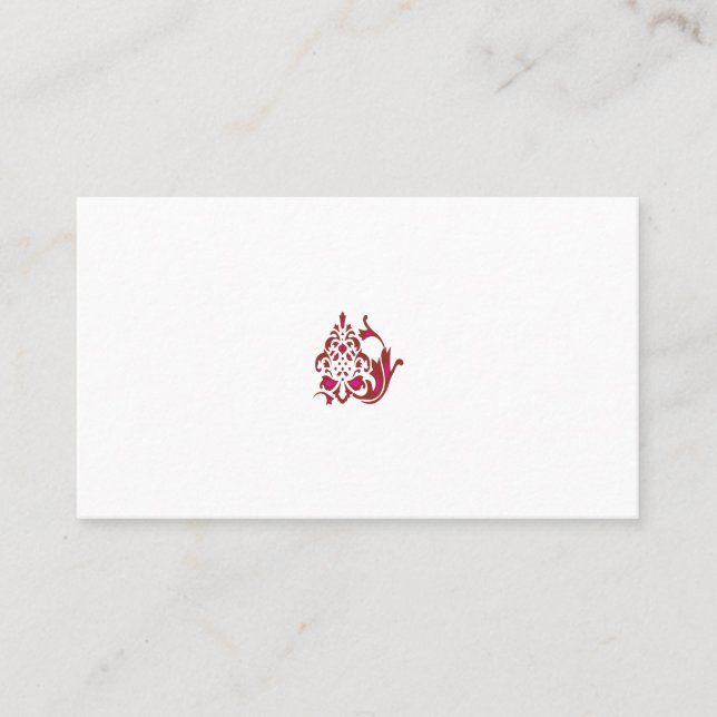 Cartes de visite professionnels du design (Devant)