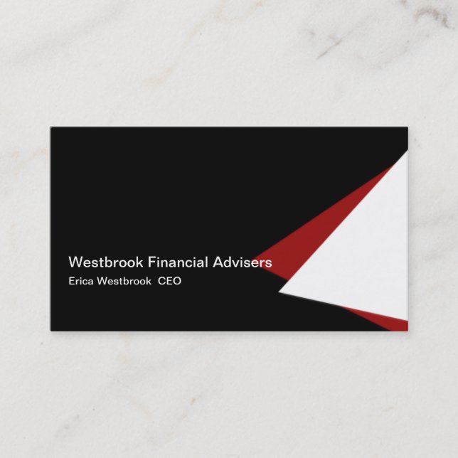 Cartes de visite professionnels minimalistes (Devant)
