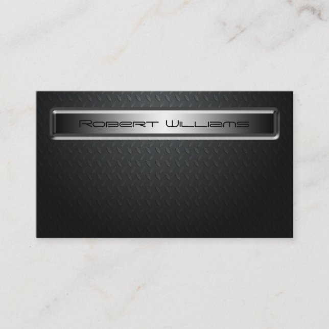 Cartes de visite professionnels modernes en fibre  (Devant)