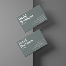 Cartes de visite professionnels modernes et élégan
