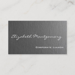 Cartes de visite professionnels modernes gris