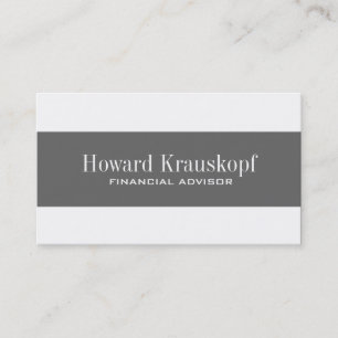 Cartes de visite propres et simples