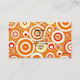 Cartes de visite PSYCHÉDÉLIQUES FLASHY - CARTES D'