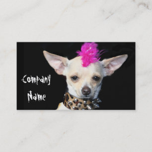 Cartes de visite punks de chiwawa