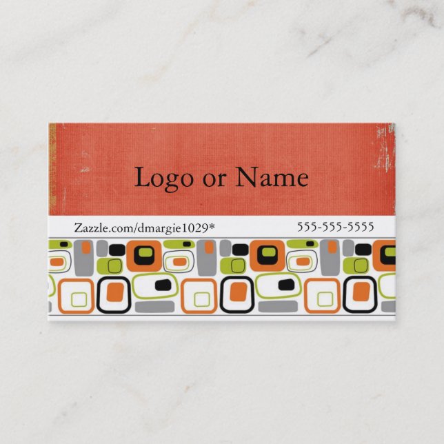 Cartes de visite retro (Devant)