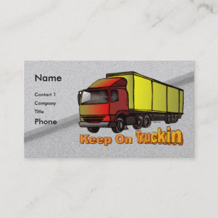 Cartes de visite Retro Trucker 1