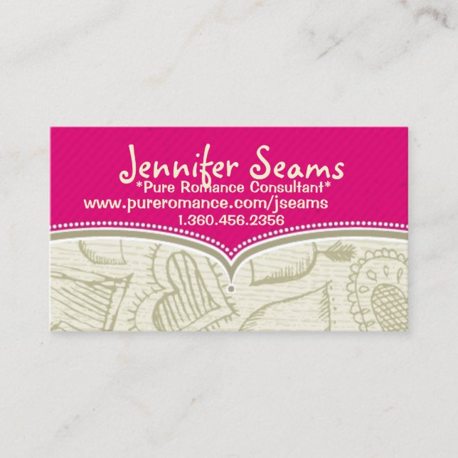 Cartes de visite Romance purs de conseiller (Devant)