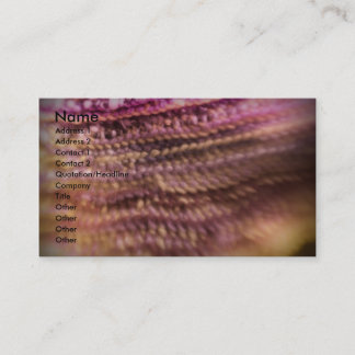 Cartes de visite roses de laine