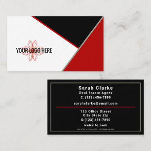 Cartes de visite rouges KW