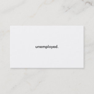 cartes de visite sans emploi