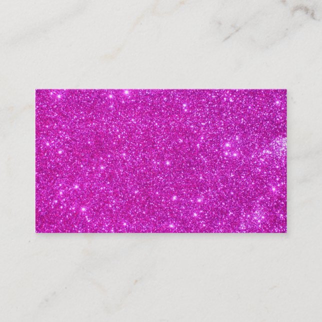 Cartes de visite scintillants de parties (Devant)