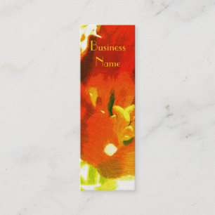 Cartes de visite signet Impressionniste Tulipe de 