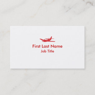 Cartes de visite simples blancs rouges de coutume